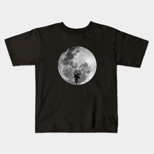 Bernie moon Kids T-Shirt by DAVINCIOO
